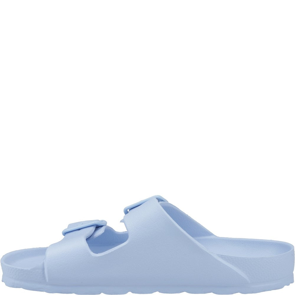 Sandal Ladies Summer Blue Hush Puppies Lorna Mule Sandal
