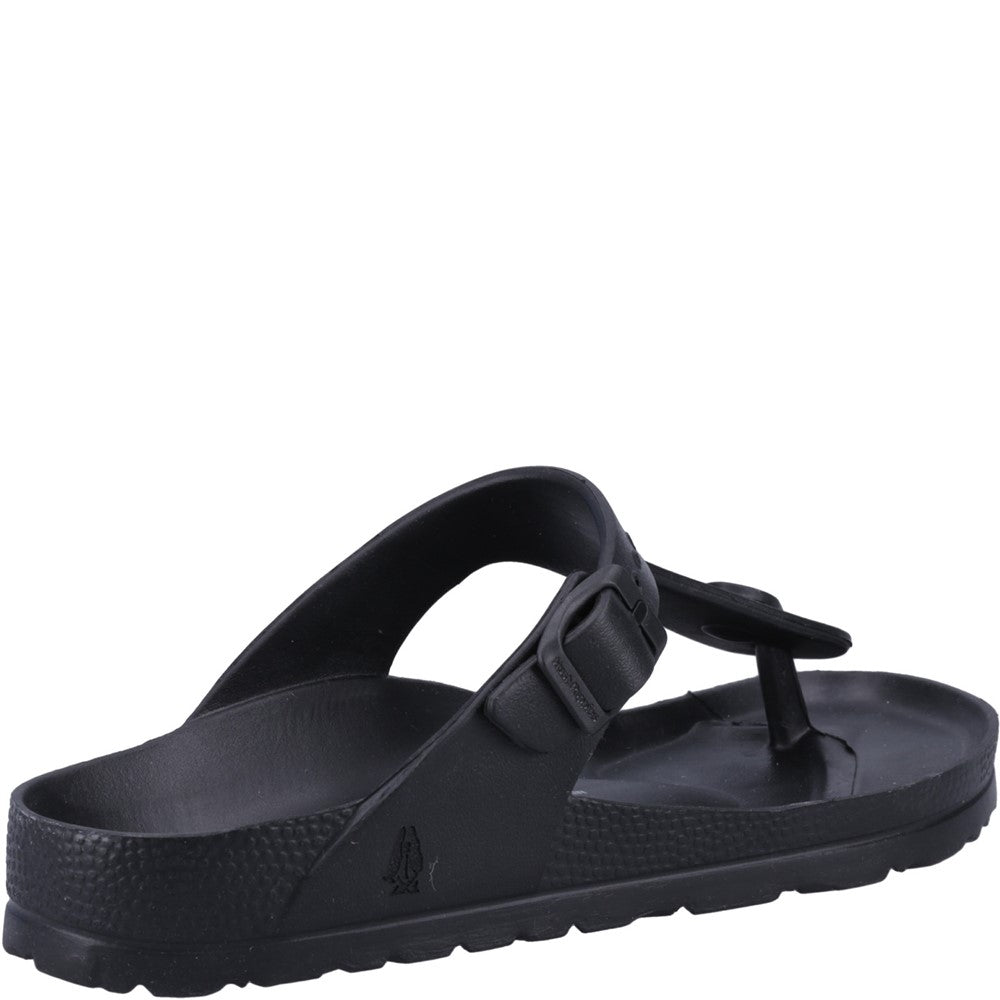 Sandal Ladies Summer Black Hush Puppies Lizzie Toepost Sandal