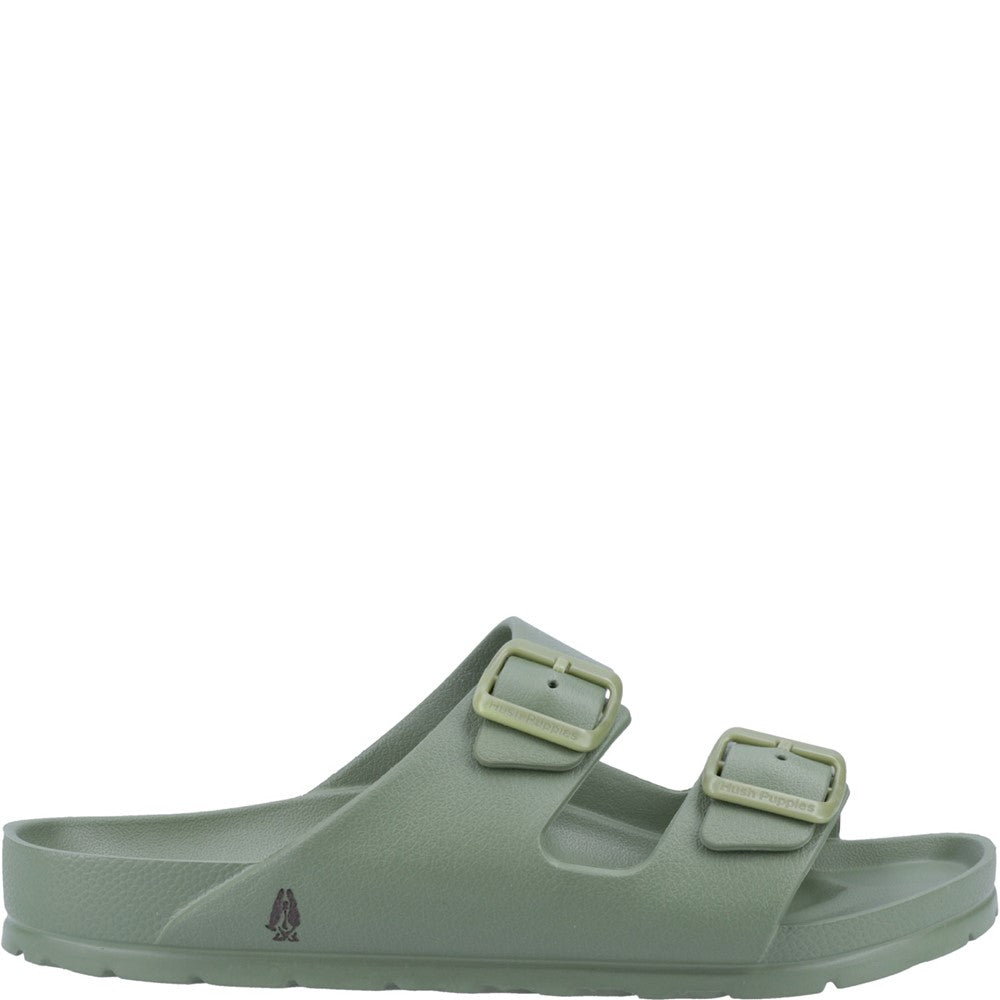 Sandal Mens Summer Khaki Hush Puppies Lenny Mule Sandal