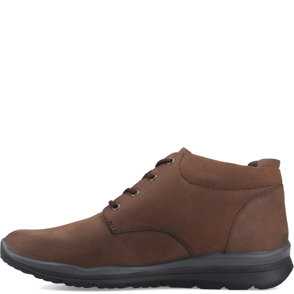 Mens Boots Dark Brown Hush Puppies Finton Boot