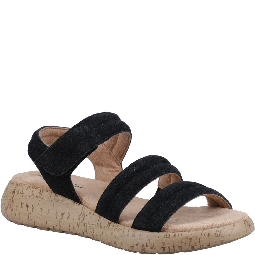 Sandal Ladies Summer Black Hush Puppies Skye Sandal