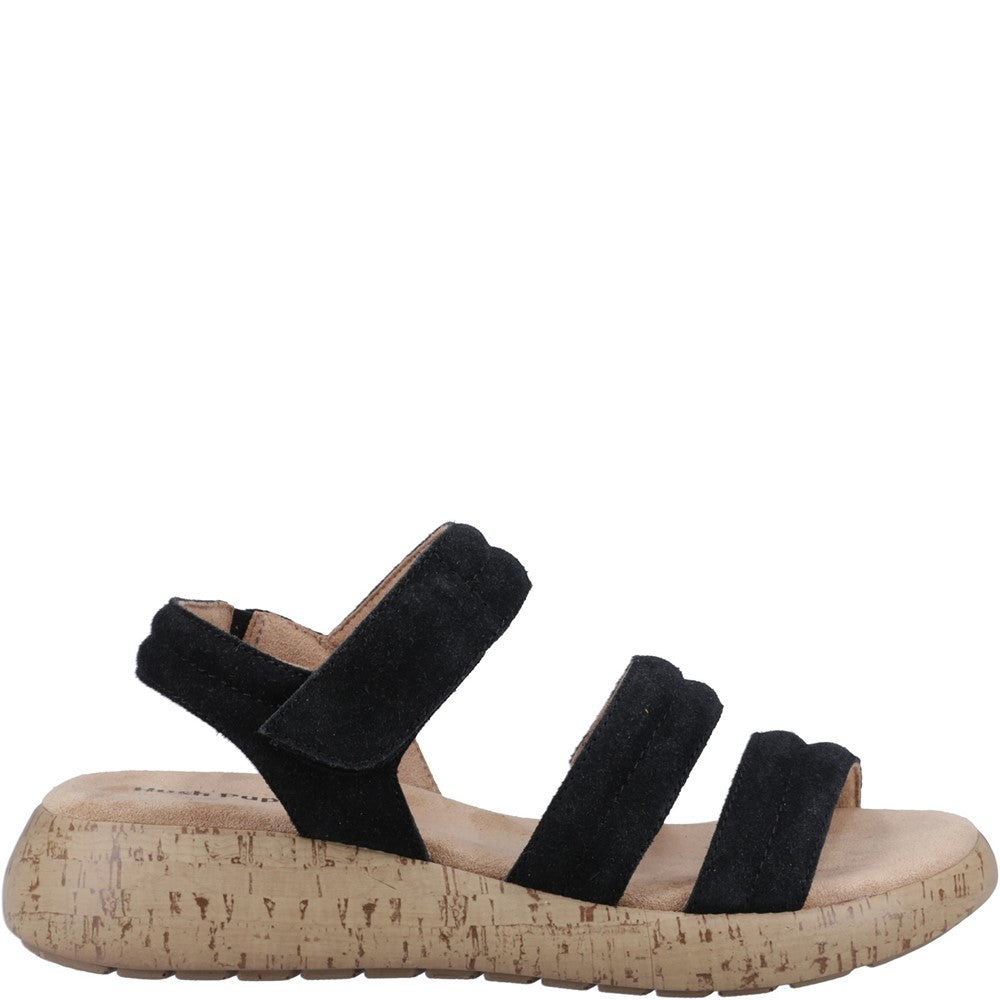 Sandal Ladies Summer Black Hush Puppies Skye Sandal