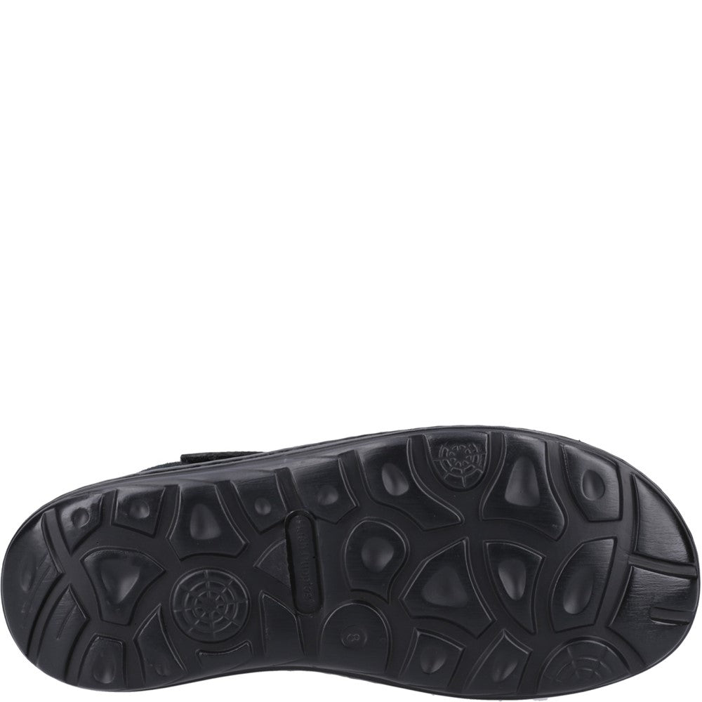 Sandal Mens Summer Black Hush Puppies Albert Fisherman Sandal