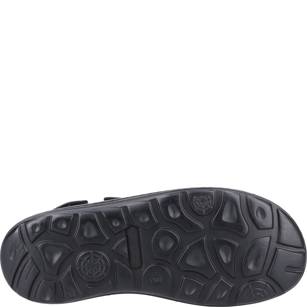 Sandal Mens Summer Black Hush Puppies Alistair Sandal