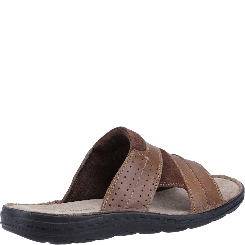 Sandal Mens Summer Tan Hush Puppies Archer Mule Sandal