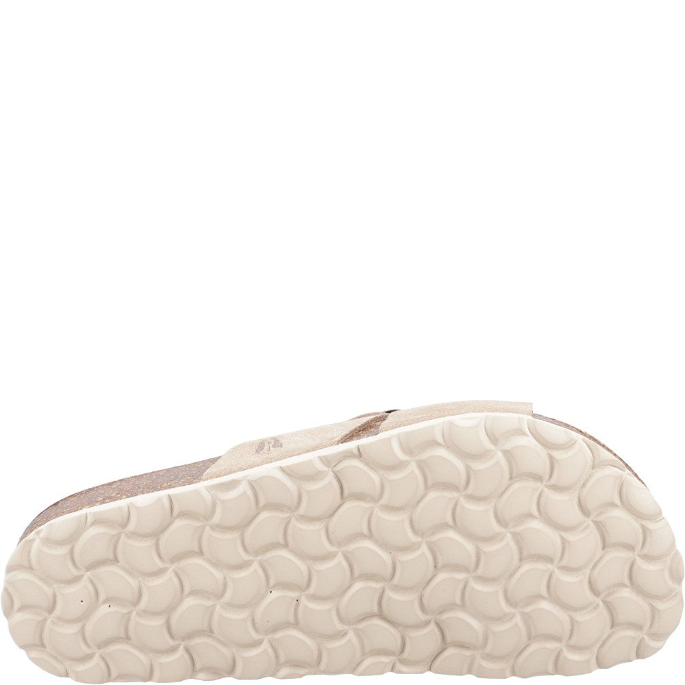 Sandal Ladies Summer Taupe Hush Puppies Becky Mule Sandal