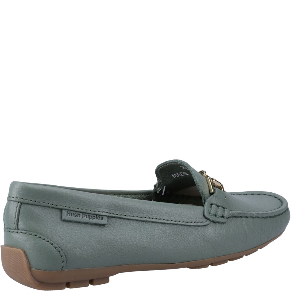 Slip On Ladies Shoes Sage Hush Puppies Eleanor Loafer