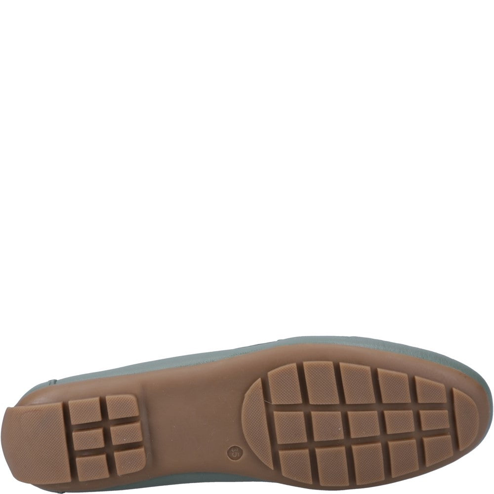 Slip On Ladies Shoes Sage Hush Puppies Eleanor Loafer