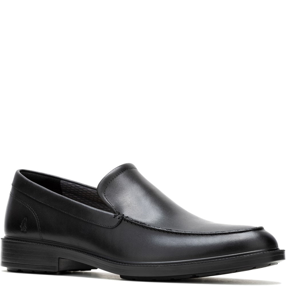 Mens Formal Slip On Shoes Black Hush Puppies Banker Slip On Shoe