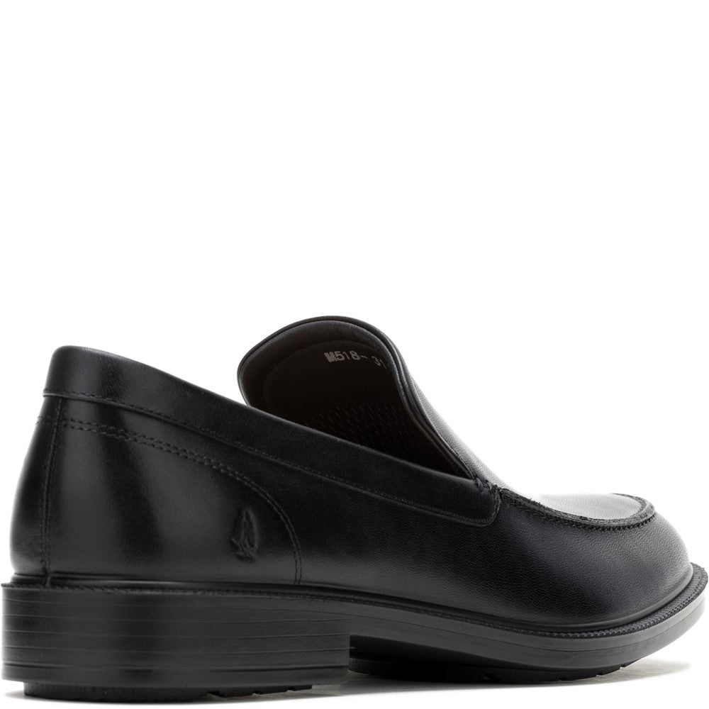 Mens Formal Slip On Shoes Black Hush Puppies Banker Slip On Shoe