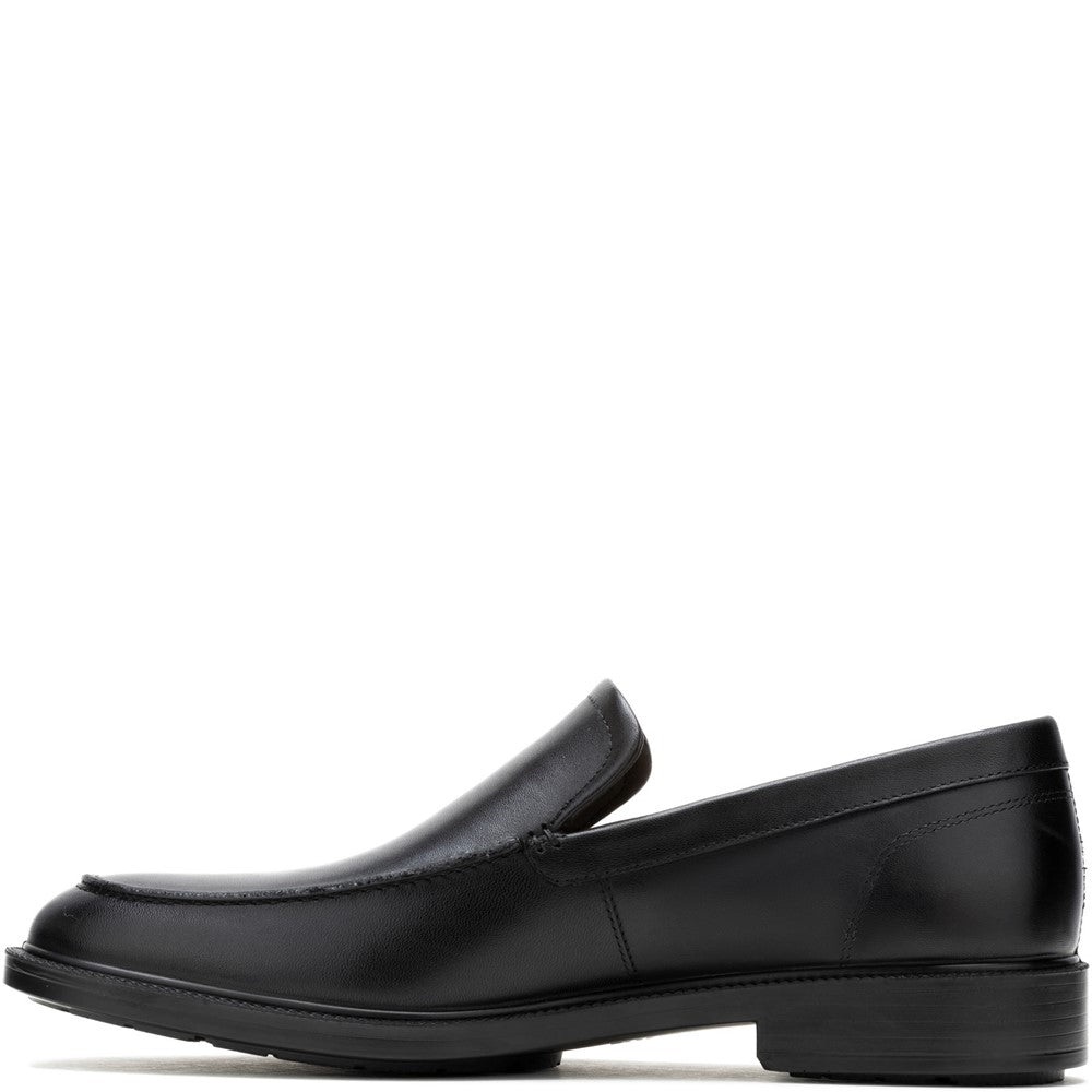 Mens Formal Slip On Shoes Black Hush Puppies Banker Slip On Shoe