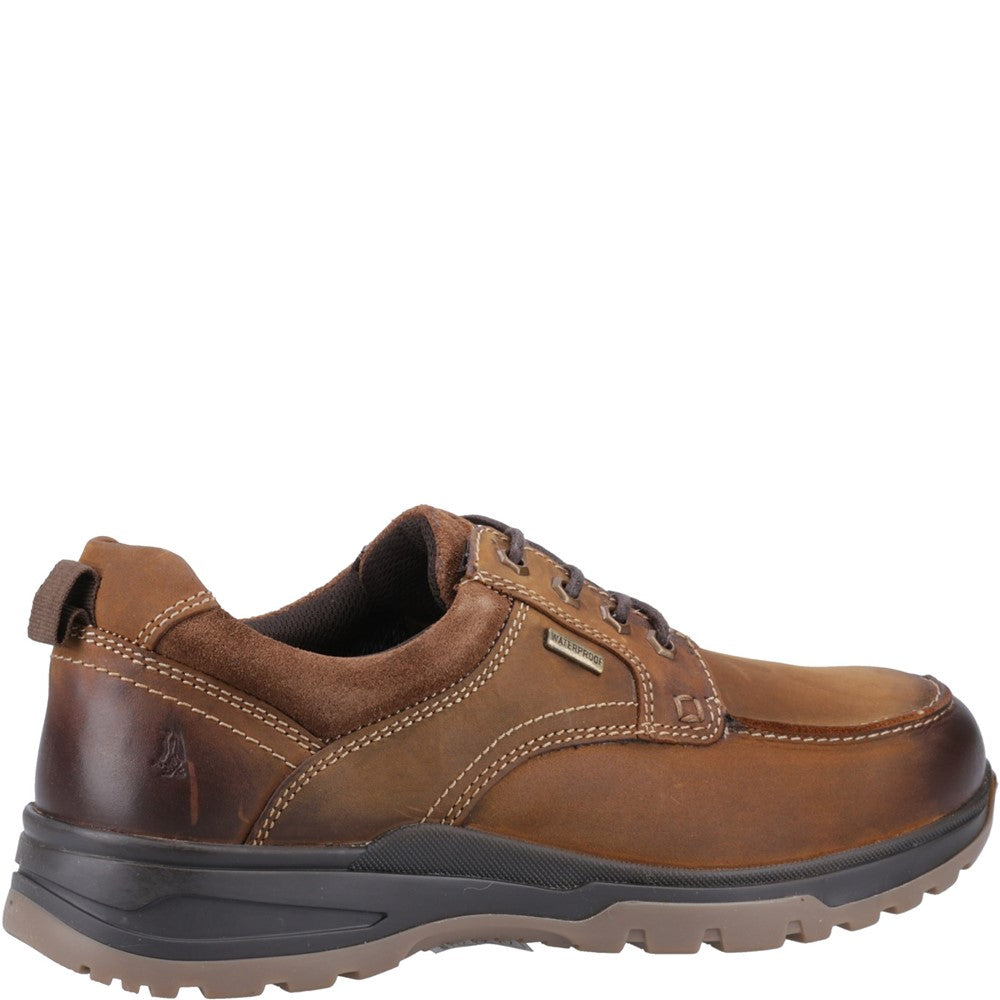 Lace Mens Summer Tan Hush Puppies Percy Lace Up Shoe