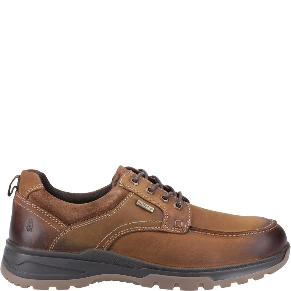 Lace Mens Summer Tan Hush Puppies Percy Lace Up Shoe