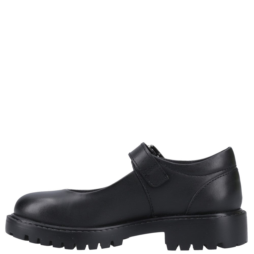 Girls BTS Black Hush Puppies Aurora Junior Shoe