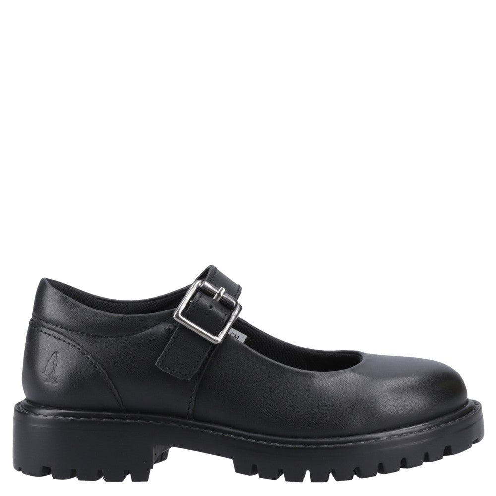 Girls BTS Black Hush Puppies Aurora Junior Shoe