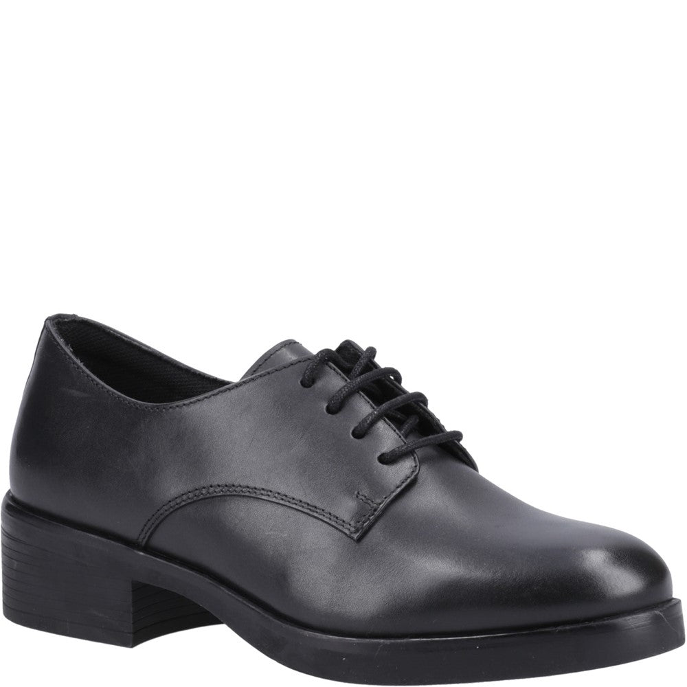 Girls BTS Black Hush Puppies Anastasia Senior Shoe