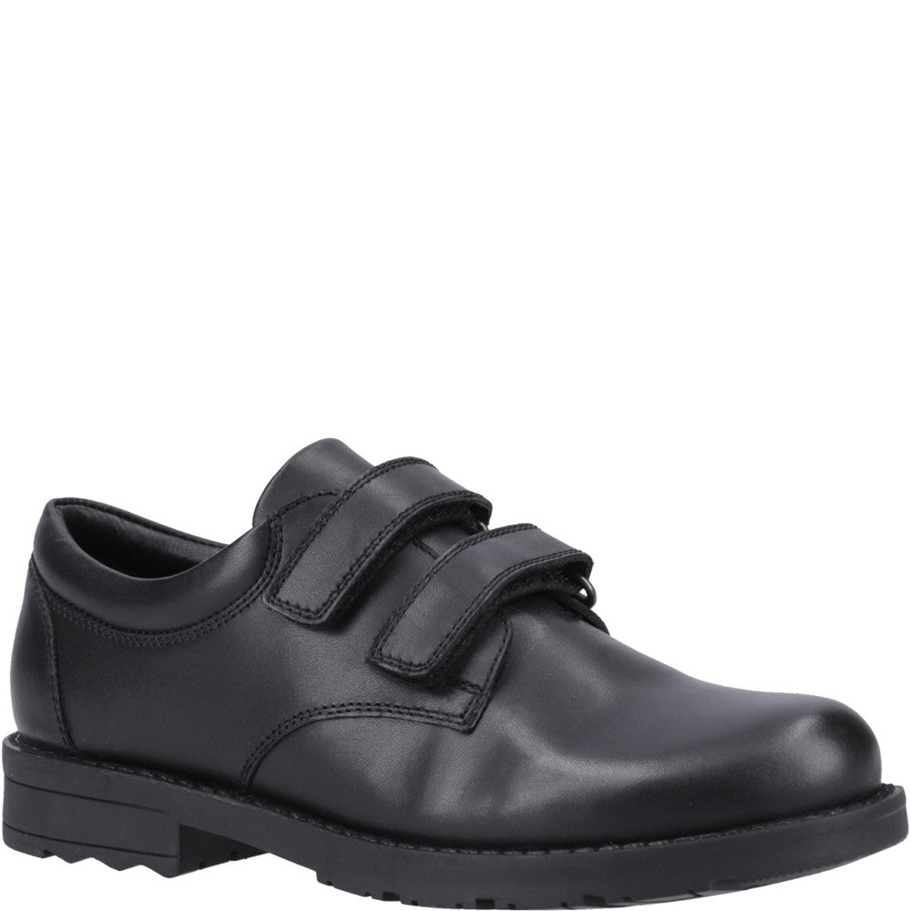 Boys BTS Black/Black Hush Puppies Barry Senior Shoe