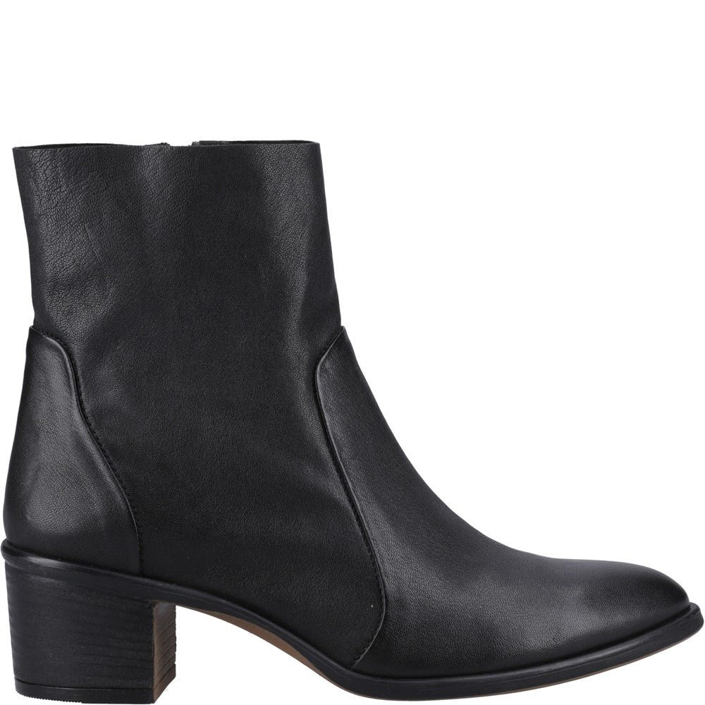 Ladies Ankle Boots Black Hush Puppies Winona Ankle Boots