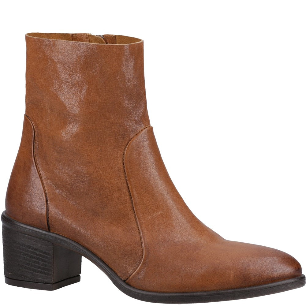 Ladies Ankle Boots Tan Hush Puppies Winona Ankle Boots
