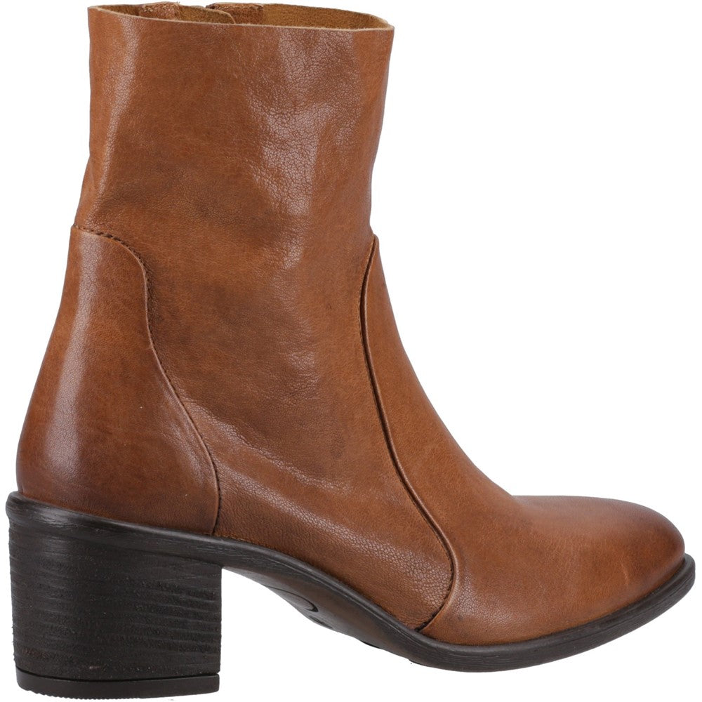 Ladies Ankle Boots Tan Hush Puppies Winona Ankle Boots