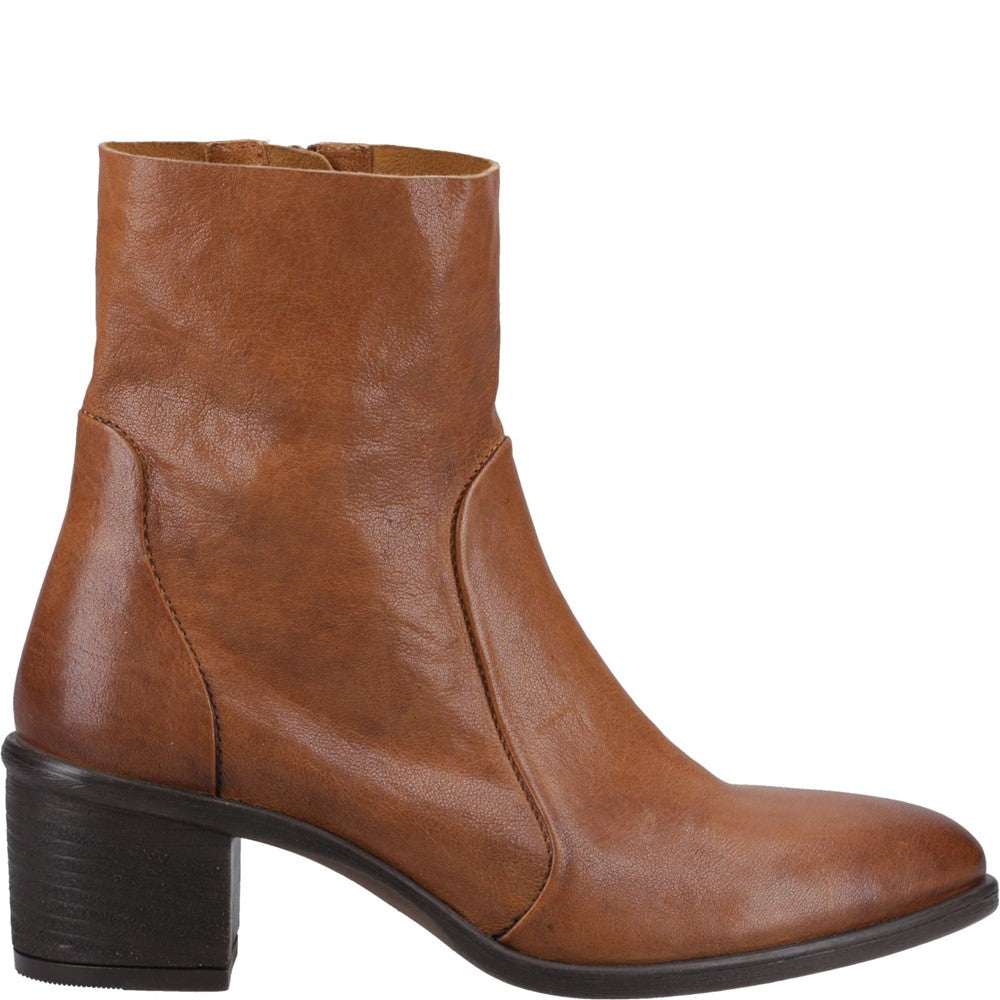 Ladies Ankle Boots Tan Hush Puppies Winona Ankle Boots
