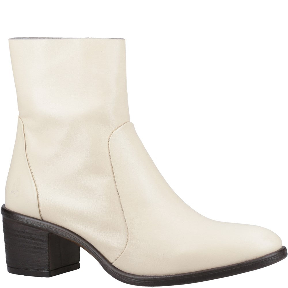 Ladies Ankle Boots Cream Hush Puppies Winona Ankle Boots