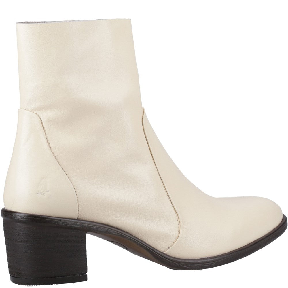 Ladies Ankle Boots Cream Hush Puppies Winona Ankle Boots