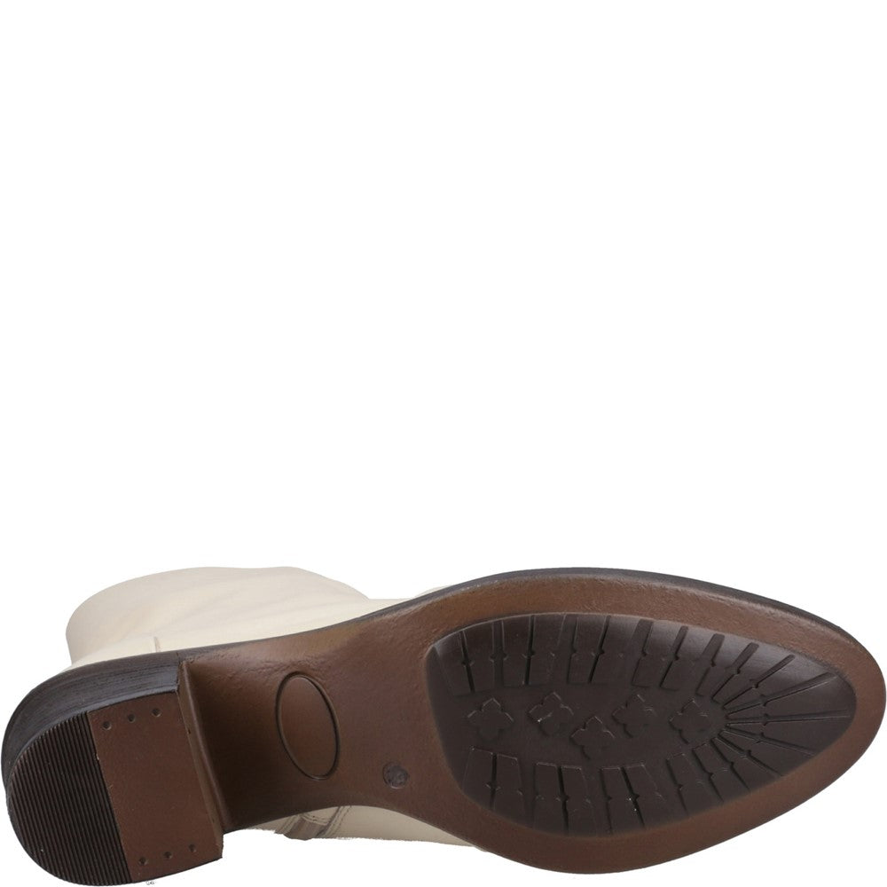 Ladies Ankle Boots Cream Hush Puppies Winona Ankle Boots