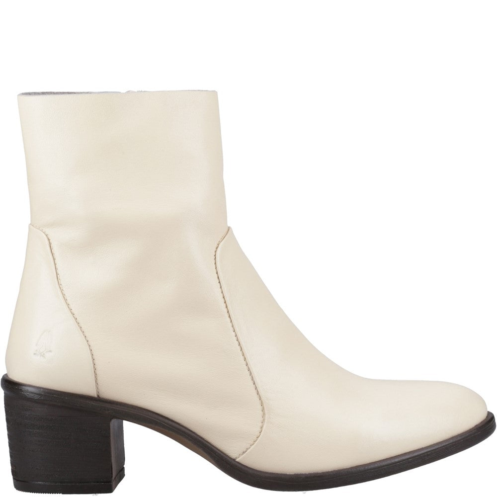 Ladies Ankle Boots Cream Hush Puppies Winona Ankle Boots