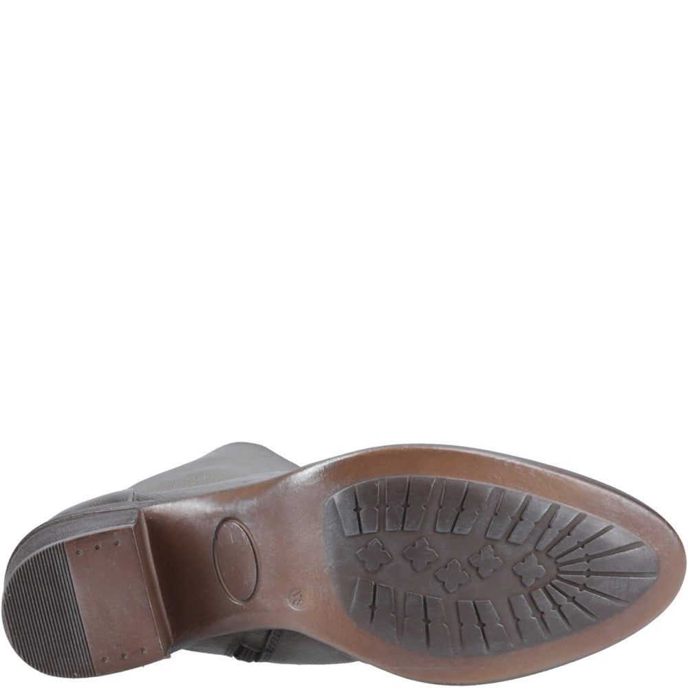 Ladies Ankle Boots Pewter Hush Puppies Winona Ankle Boots