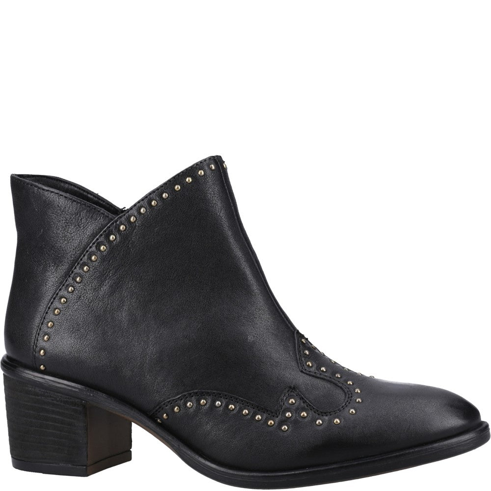 Ladies Ankle Boots Black Hush Puppies Waverly Ankle Boots