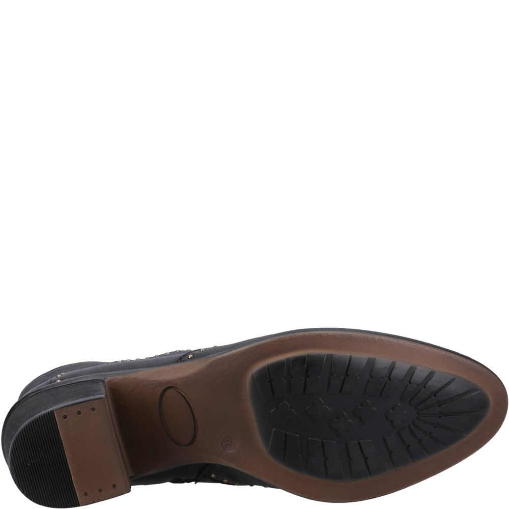 Ladies Ankle Boots Black Hush Puppies Waverly Ankle Boots