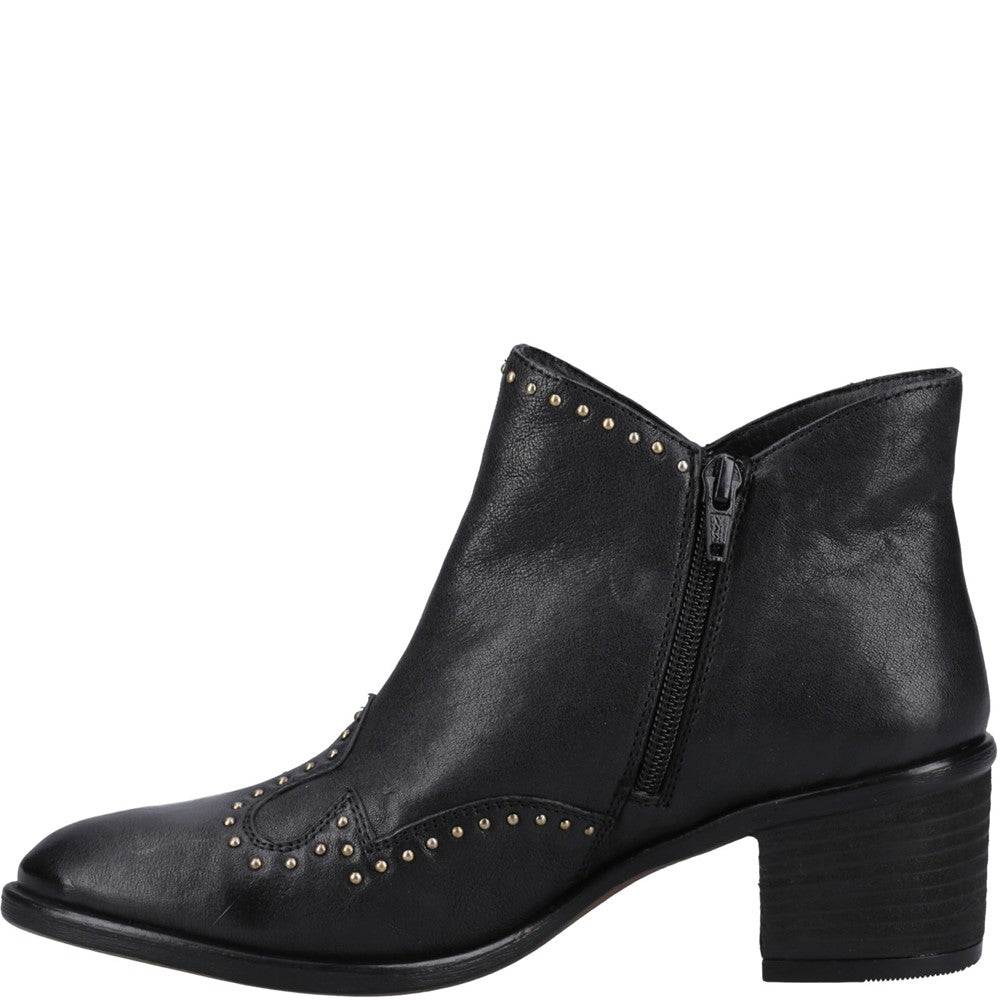 Ladies Ankle Boots Black Hush Puppies Waverly Ankle Boots