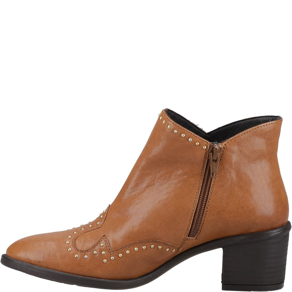 Ladies Ankle Boots Tan Hush Puppies Waverly Ankle Boots