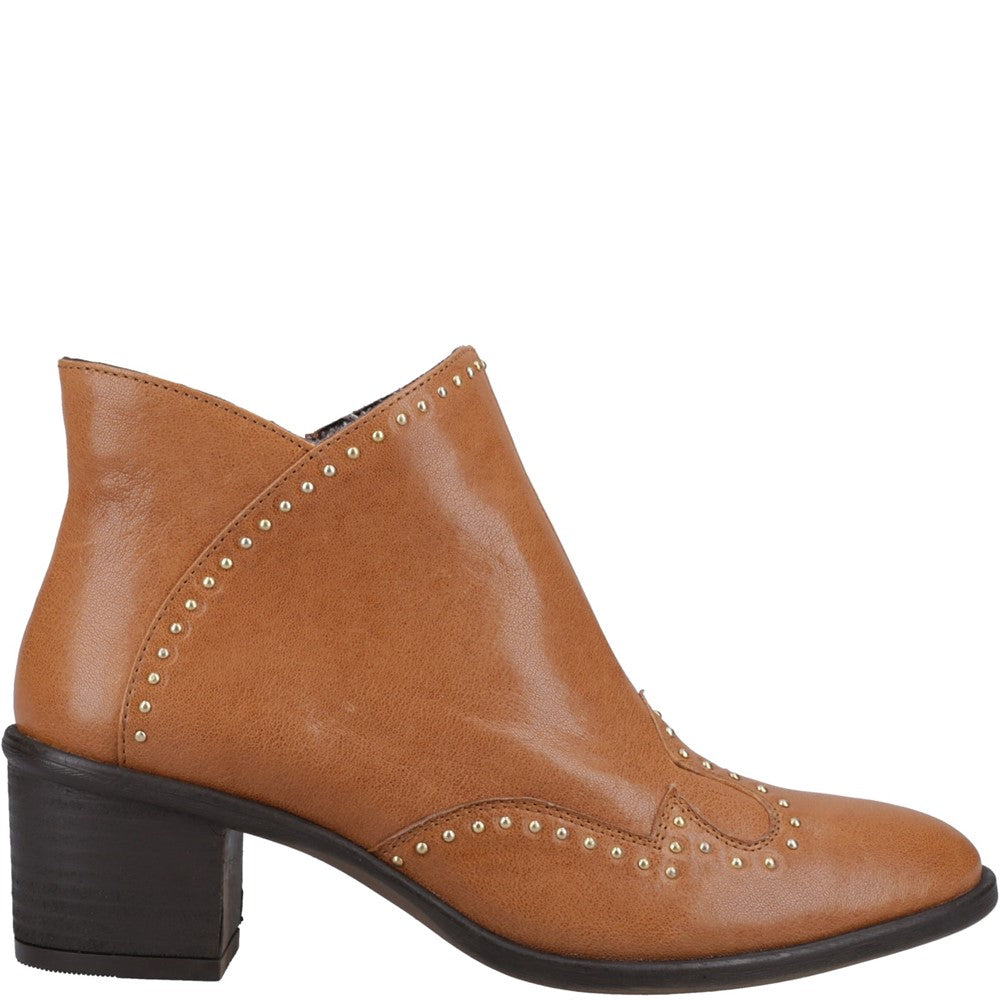 Ladies Ankle Boots Tan Hush Puppies Waverly Ankle Boots