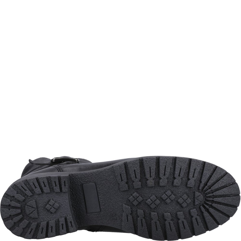 Ladies Ankle Boots Black Hush Puppies Piper Ankle Boots