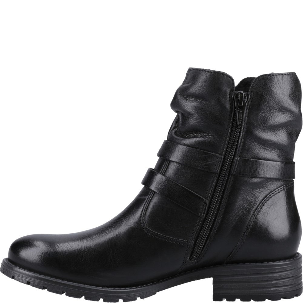 Ladies Ankle Boots Black Hush Puppies Piper Ankle Boots