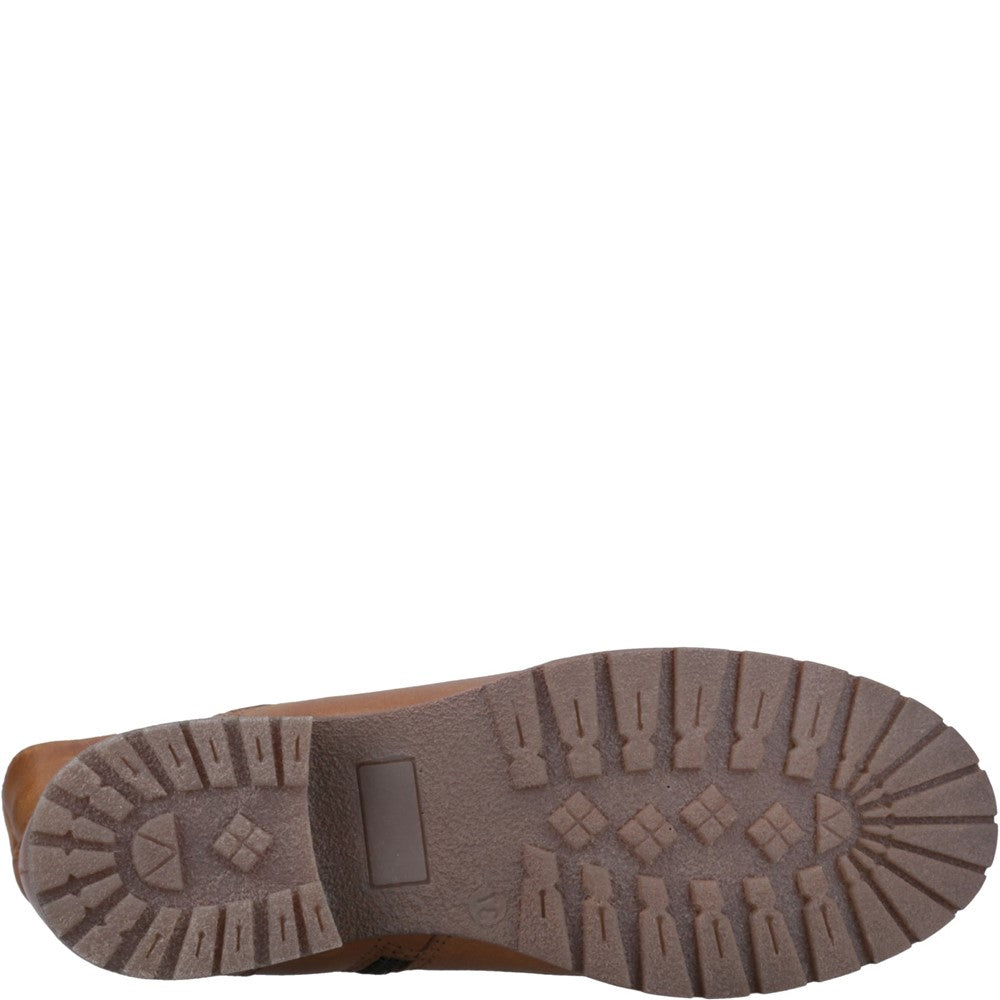 Ladies Ankle Boots Tan Hush Puppies Piper Ankle Boots