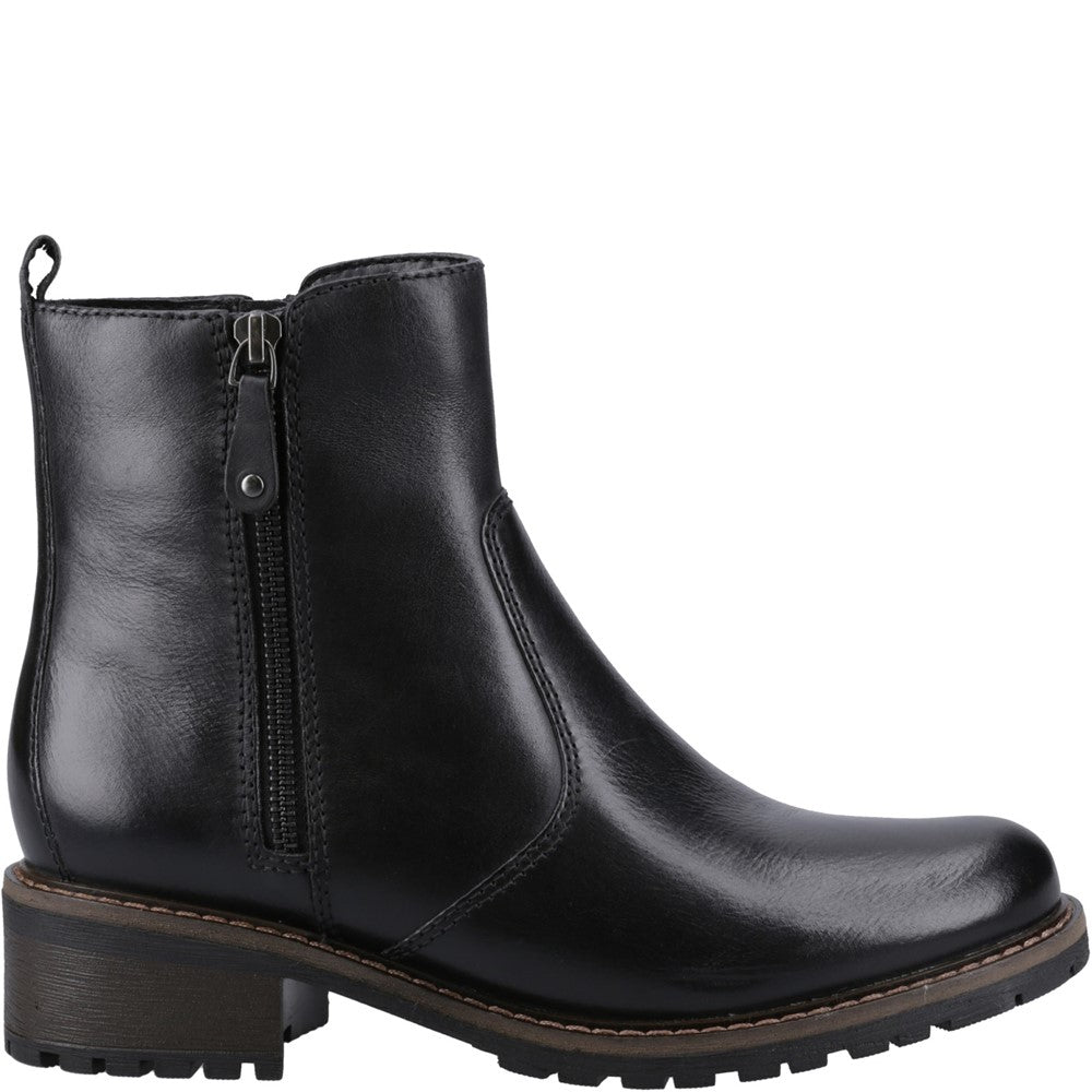 Ladies Ankle Boots Black Hush Puppies Pippa Ankle Boots