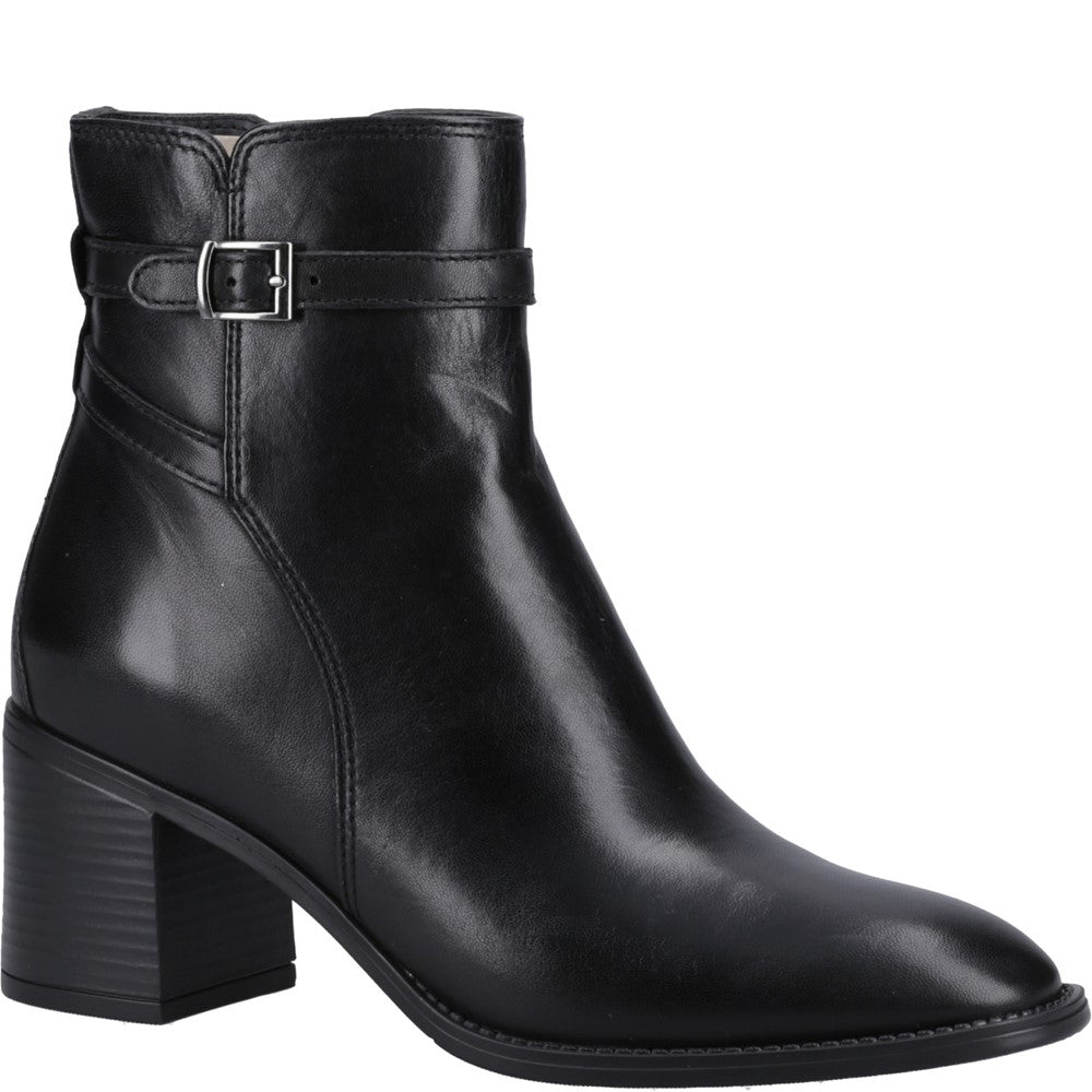 Womens Hush Puppies Black Caitlyn Ankle Boots Hush Puppies UK