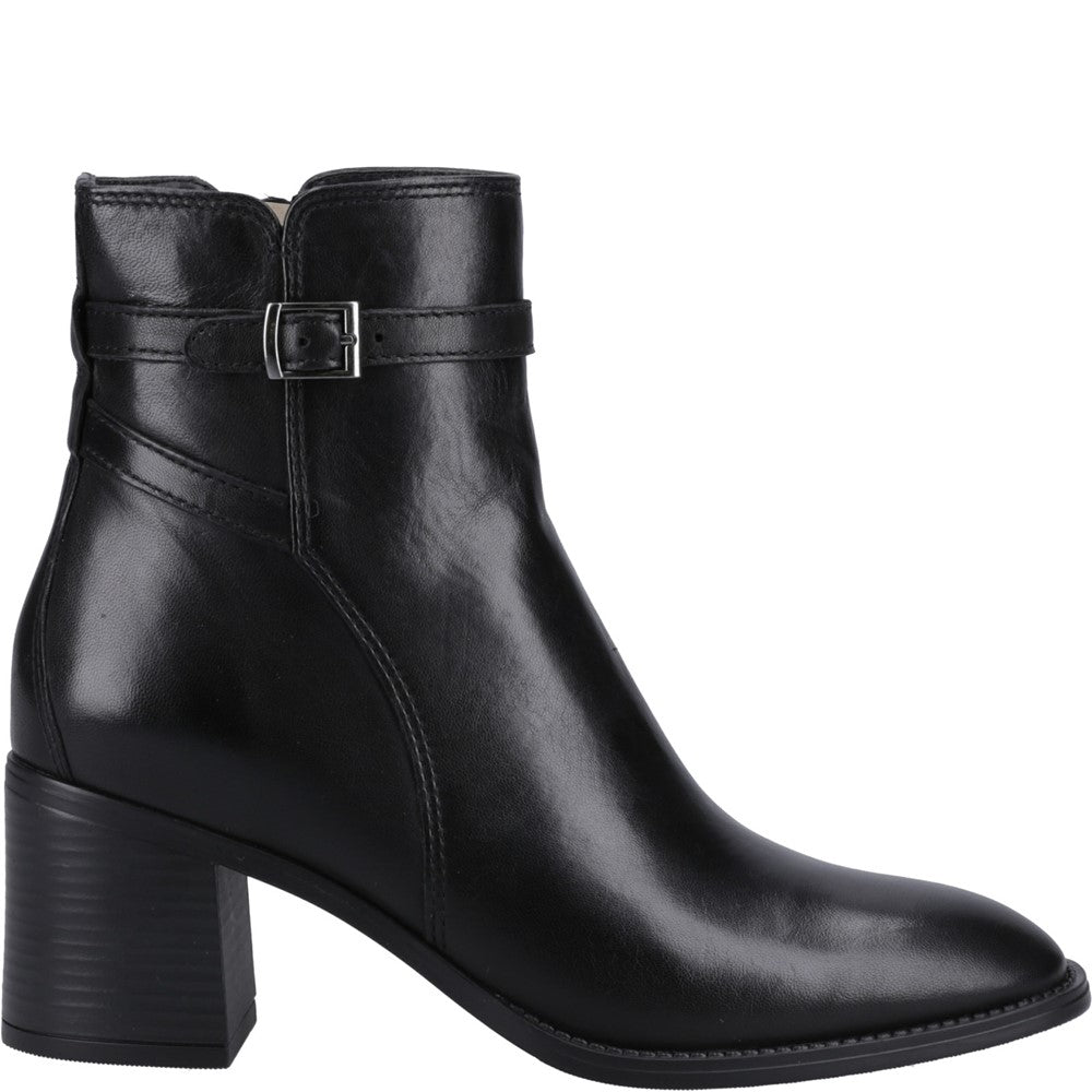 Ladies Ankle Boots Black Hush Puppies Caitlyn Ankle Boots