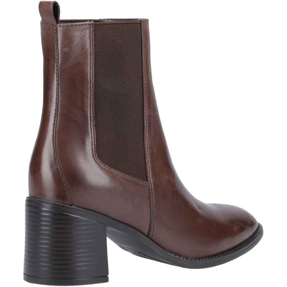 Ladies Ankle Boots Chocolate Hush Puppies Caroline Ankle Boots