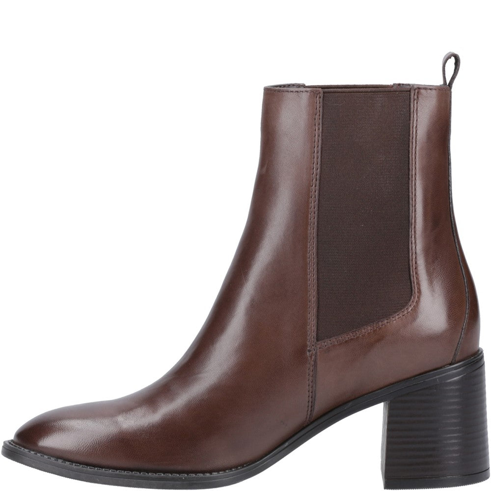 Ladies Ankle Boots Chocolate Hush Puppies Caroline Ankle Boots