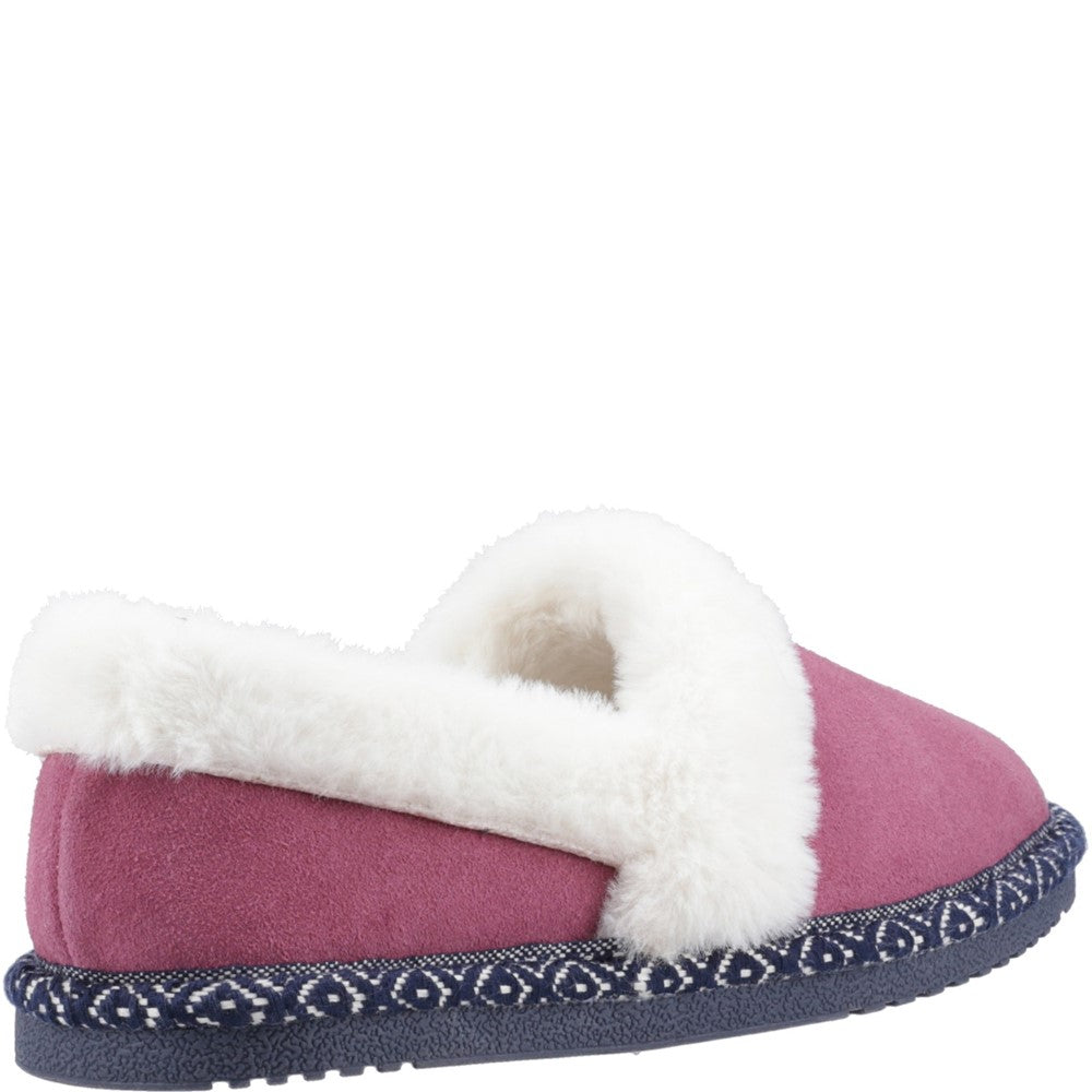 Classic Ladies Slippers Pink Hush Puppies Ariel Slippers