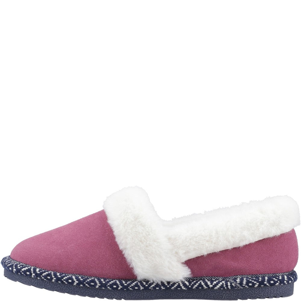 Classic Ladies Slippers Pink Hush Puppies Ariel Slippers