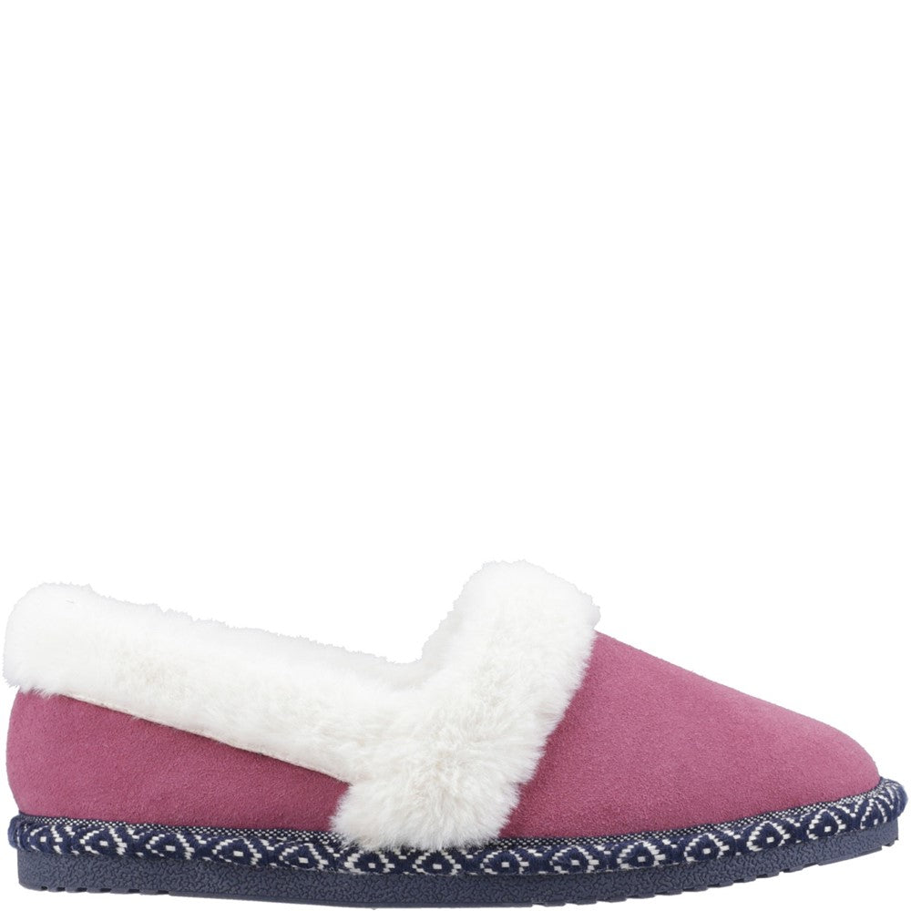 Classic Ladies Slippers Pink Hush Puppies Ariel Slippers