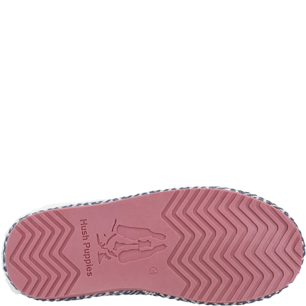 Classic Ladies Slippers Navy Hush Puppies Amara Slippers