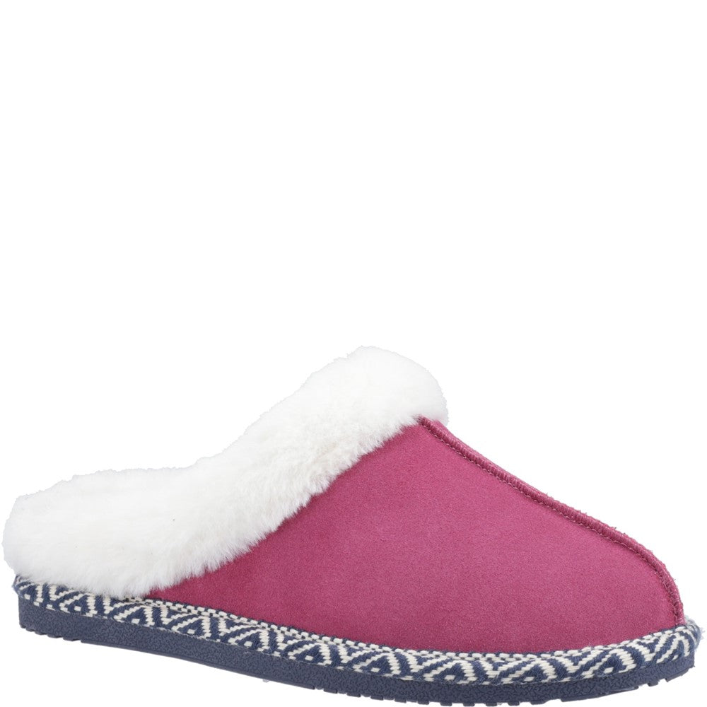 Classic Ladies Slippers Pink Hush Puppies Amara Slippers