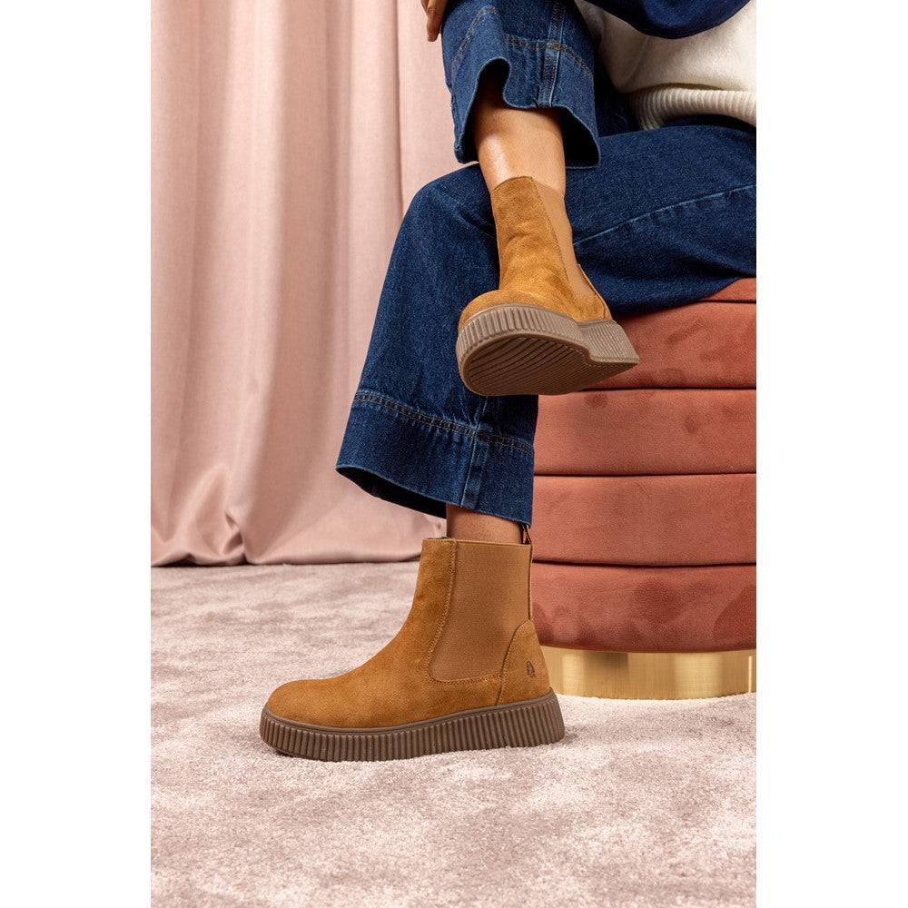 Ladies Ankle Boots Tan Hush Puppies Alana Ankle Boots