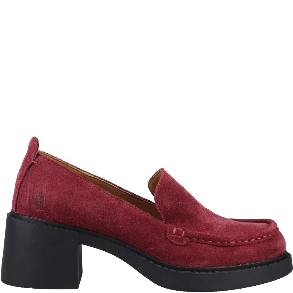 Slip On Ladies Shoes Bordeaux Hush Puppies Adelaide Loafer